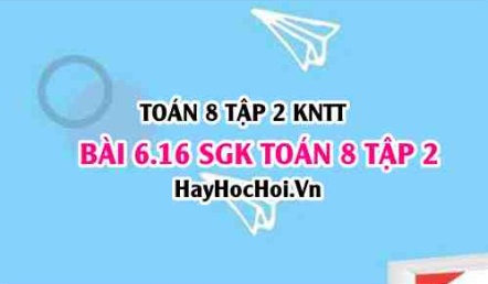 Bài 6.16 SGK Toán 8 Tập 2 Kết nối tri thức